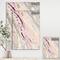 Designart - Shaby Pink Marble - Sleek & Chic Modern Premium Canvas Wall Art